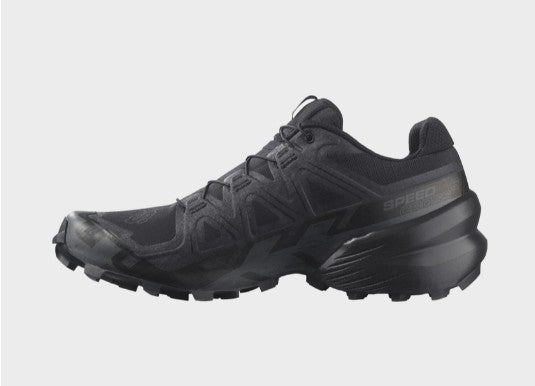 Salomon Men's Speedcross 6 Sneaker, Black/Black/Phantom