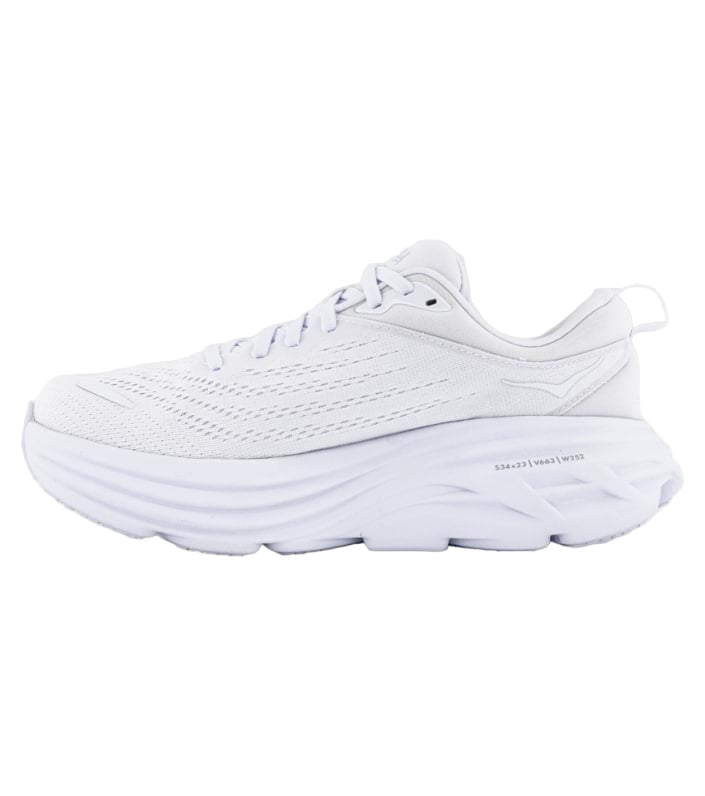 Hoka Bondi 8 Men's Trail Running Shoes | White - Ndoros