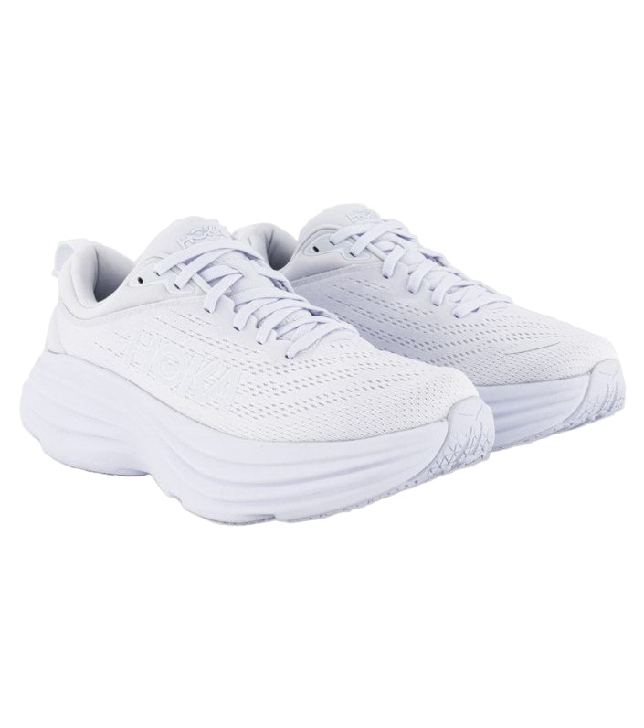 Hoka Bondi 8 Men's Trail Running Shoes | White - Ndoros