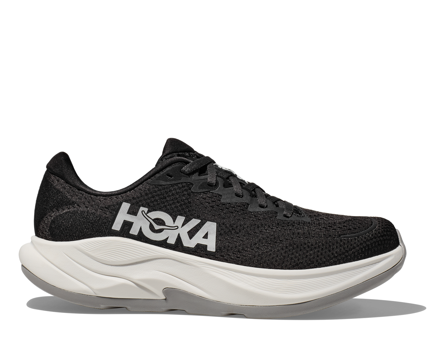 Hoka Rincon 4 Men Cushioned Runing Shoes, Black/White