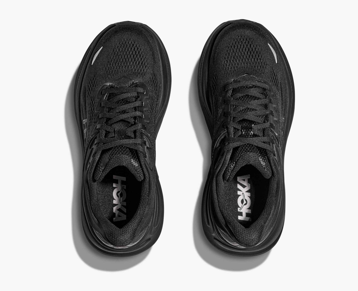 Hoka Bondi 9 cushioned Runing Shoe For Men Black/Black