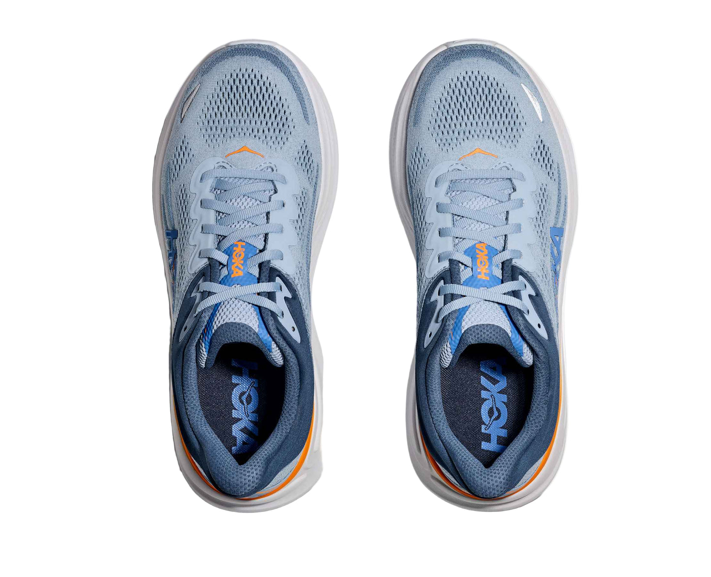 Hoka Bondi 9 Men Cushioned Runing Shoes, Drizzle/Downpour
