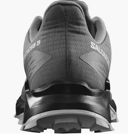 Salomon Men's Alphacross 5 Trail Running Shoes - Pewter/Black/Ghost Gray