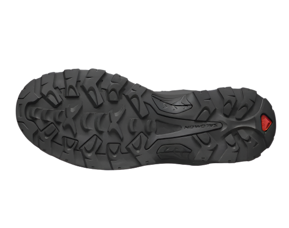 Salomon Men's Quest Rove Gore-Tex, Waterproof Backpacking & Hiking Suede Leather Boots - Black/Phantom/Magnet