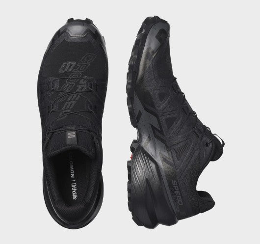 Salomon Men's Speedcross 6 Sneaker, Black/Black/Phantom