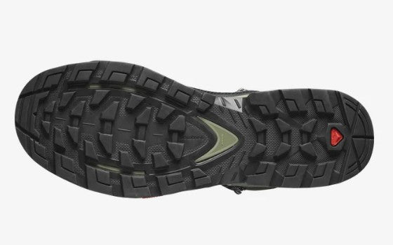 Salomon Men's Quest Element Gore-Tex, Waterproof Neutral Leather Hiking Boots - Black/Deep Lichen Green/Olive Night