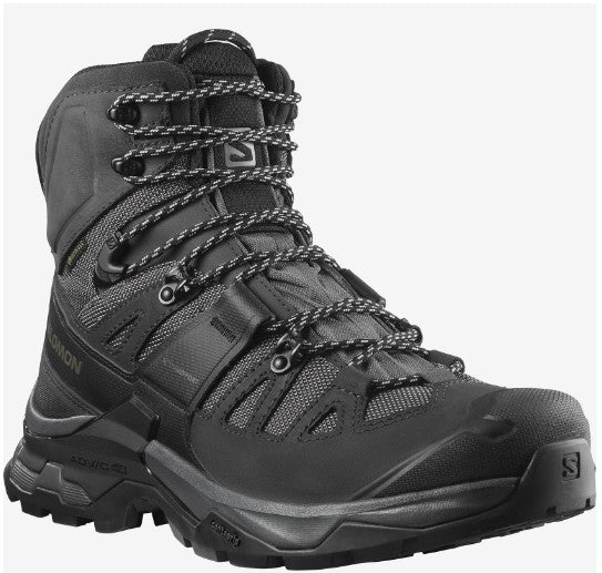 Salomon Men's QUEST 4 GORE-TEX Hiking Boots For Men, Magnet/Black/Quarry