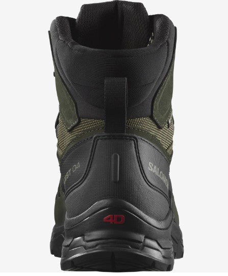 Salomon Men's QUEST 4 GORE-TEX Hiking Boots For Men, Olive Night/Peat/Safari