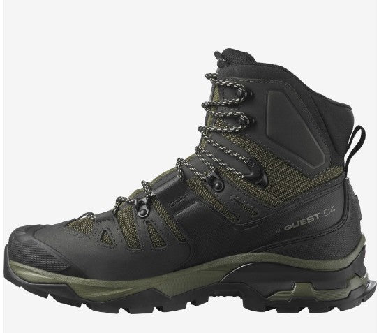 Salomon Men's QUEST 4 GORE-TEX Hiking Boots For Men, Olive Night/Peat/Safari