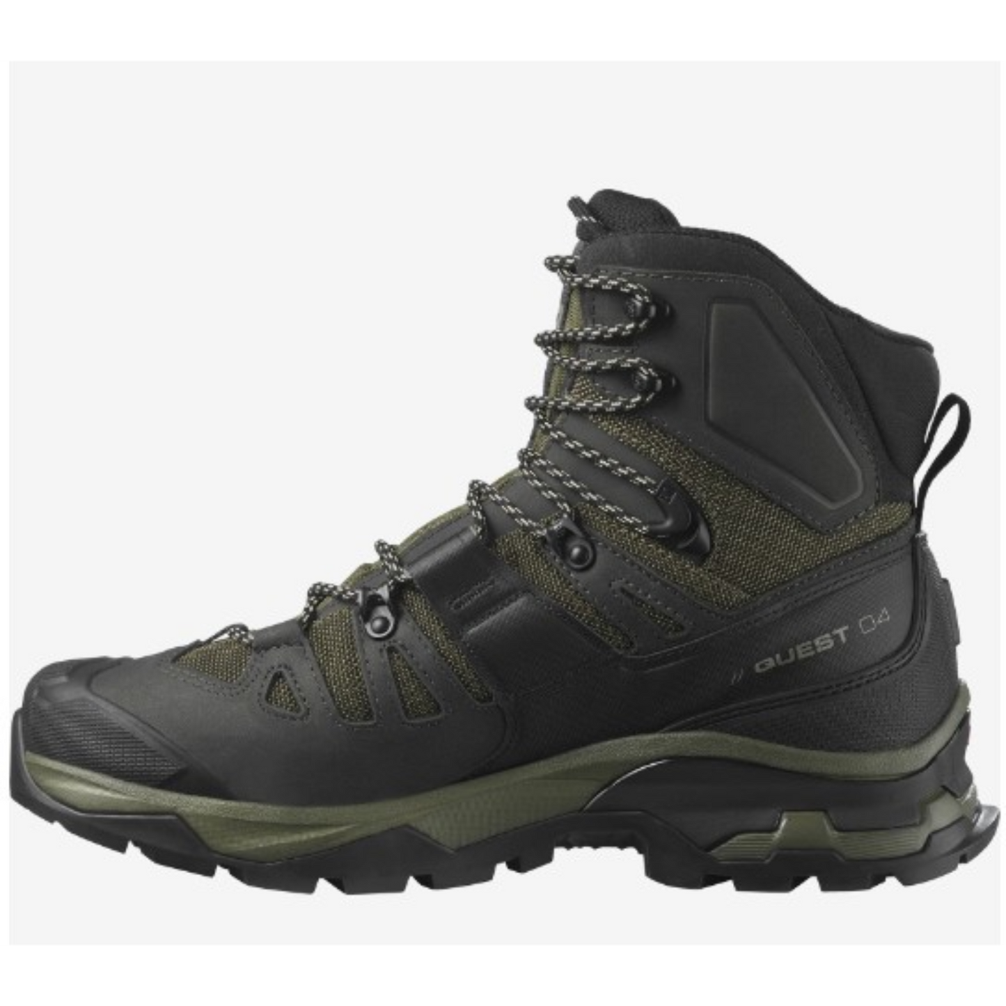 Salomon Men's QUEST 4 GORE-TEX Hiking Boots For Men, Olive Night/Peat/Safari