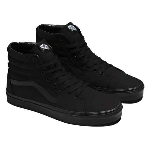 Vans SK8-Hi Canvas Unisex-Adult Hi-Top Sneaker Black/Black