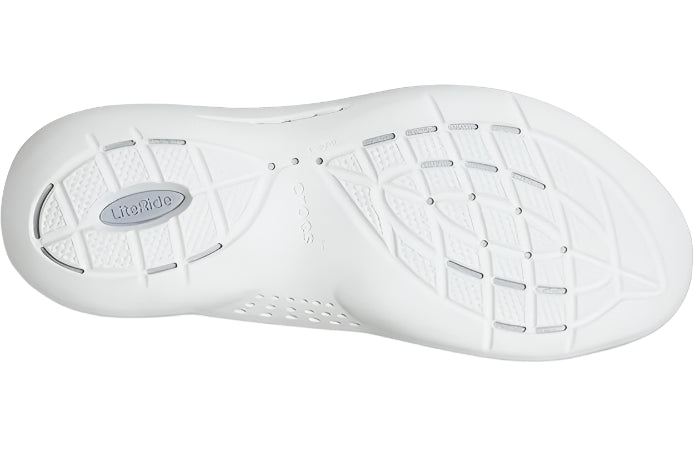 Crocs Men's LiteRide 360 Pacer Sneakers – Breathable Lightweight Comfort Shoes – Blue Steel/Microchip