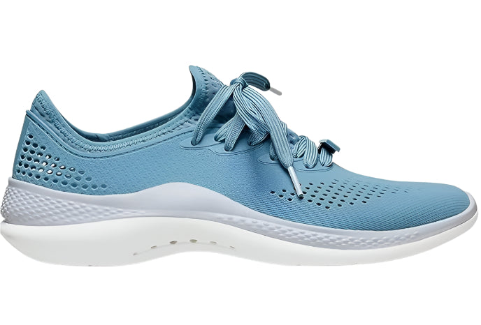 Crocs Men's LiteRide 360 Pacer Sneakers – Breathable Lightweight Comfort Shoes – Blue Steel/Microchip