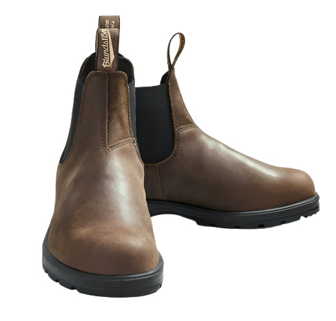 Blundstone 1609 Classic Series Unisex Chelsea Boots, Antique Brown