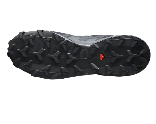 Size 13 damaged BOX) Salomon Speedcross 6 Wide Men's Trail Running Shoes – Black/Black/Phantom (417428) | Lightweight, Aggressive Grip, All-Terrain Comfort(417428)( Size 13 damaged BOX)