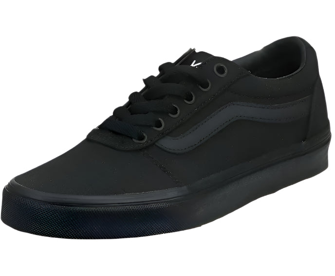 Vans Women's Ward Canvas Sneakers – Black/Black - Ndoros