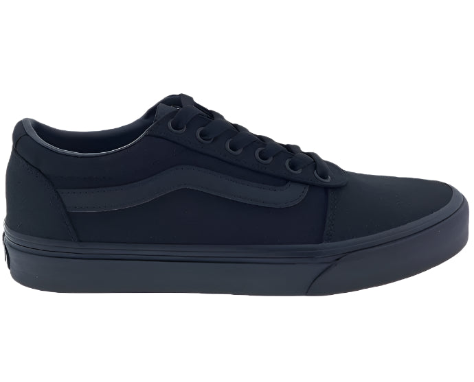 Vans Women's Ward Canvas Sneakers – Black/Black - Ndoros