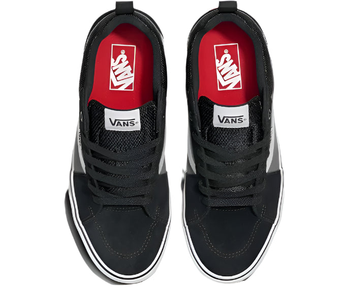 Vans Men's Filmore Low-Top Skate Sneakers – Black/Pewter - Ndoros