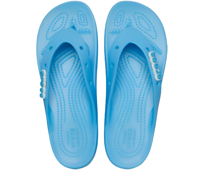 Crocs Women's Classic Platform Flip Flops – Lightweight Cushioned, Oxygen - Ndoros