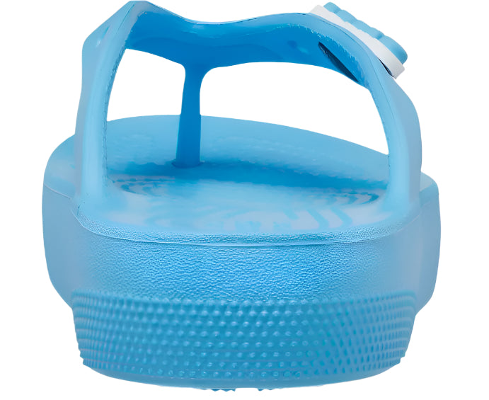 Crocs Women's Classic Platform Flip Flops – Lightweight Cushioned, Oxygen - Ndoros