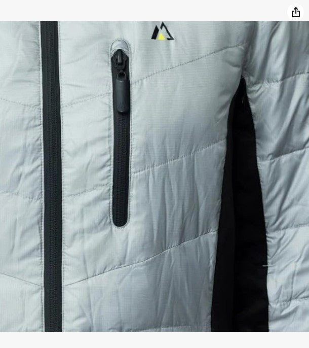 Apricoat EcoDown Adventure Women's Winter Coat - Stylish, Ultra Light Down Jacket, Packable, Gray - Ndoros