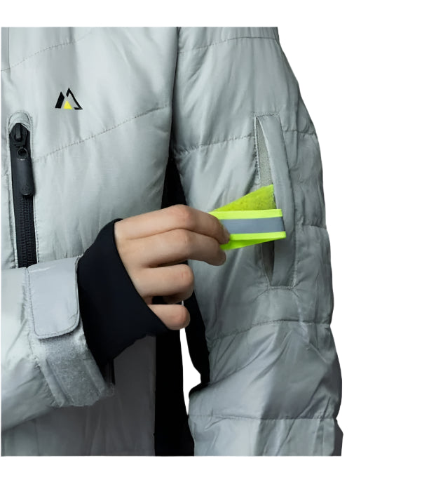 Apricoat EcoDown Adventure Women's Winter Coat - Stylish, Ultra Light Down Jacket, Packable, Gray - Ndoros