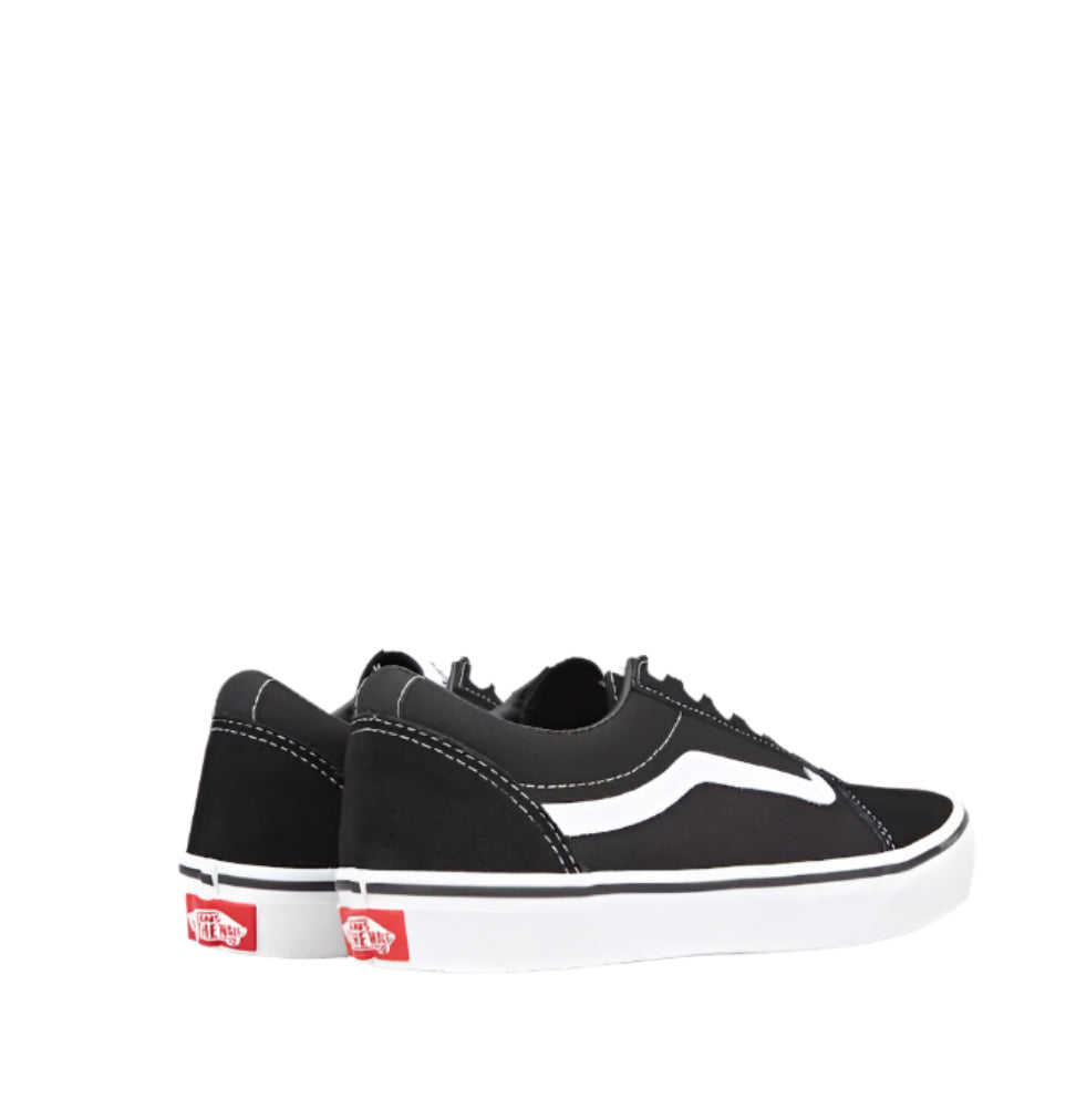 Vans Youth Ward Low-Top Skate Sneakers – Unisex Kids Casual Shoes, Black/White - Ndoros