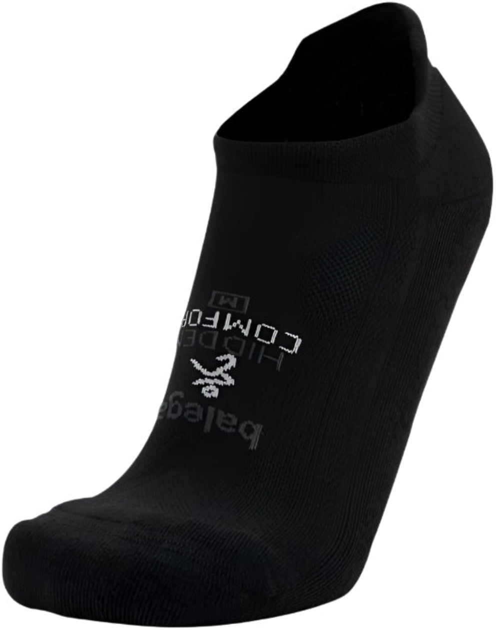Balega Hidden Comfort Performance No Show Athletic Running Socks Unisex, Black