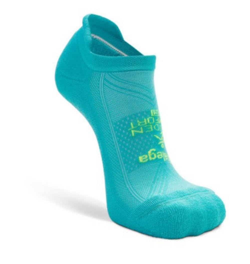 Balega Hidden Comfort Performance No Show Athletic Running Socks Unisex, Neon Aqua