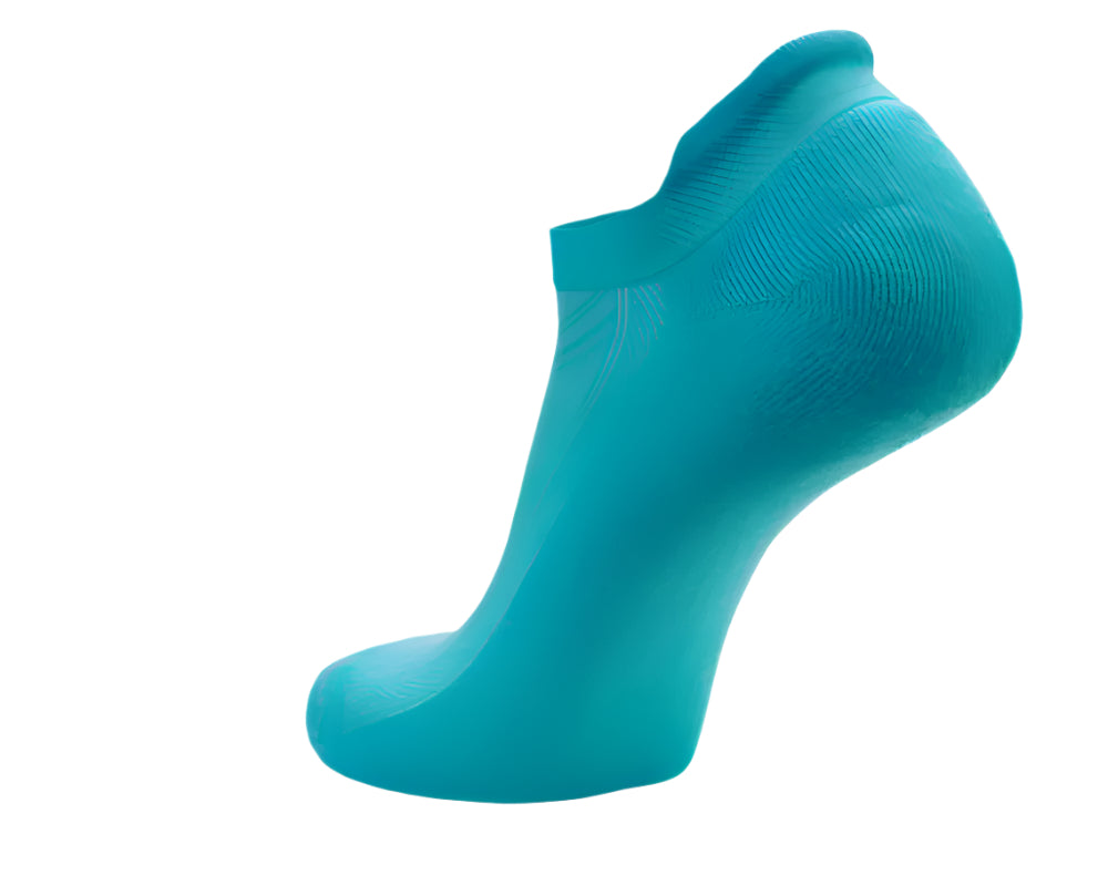 Balega Hidden Comfort Performance No Show Athletic Running Socks Unisex, Neon Aqua