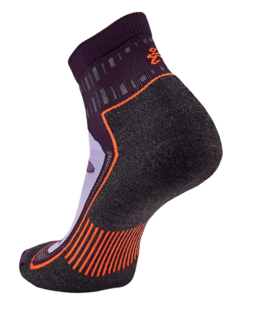 Balega Blister Resist Quarter Performance Athletic Running Socks Unisex, Midnight Plum