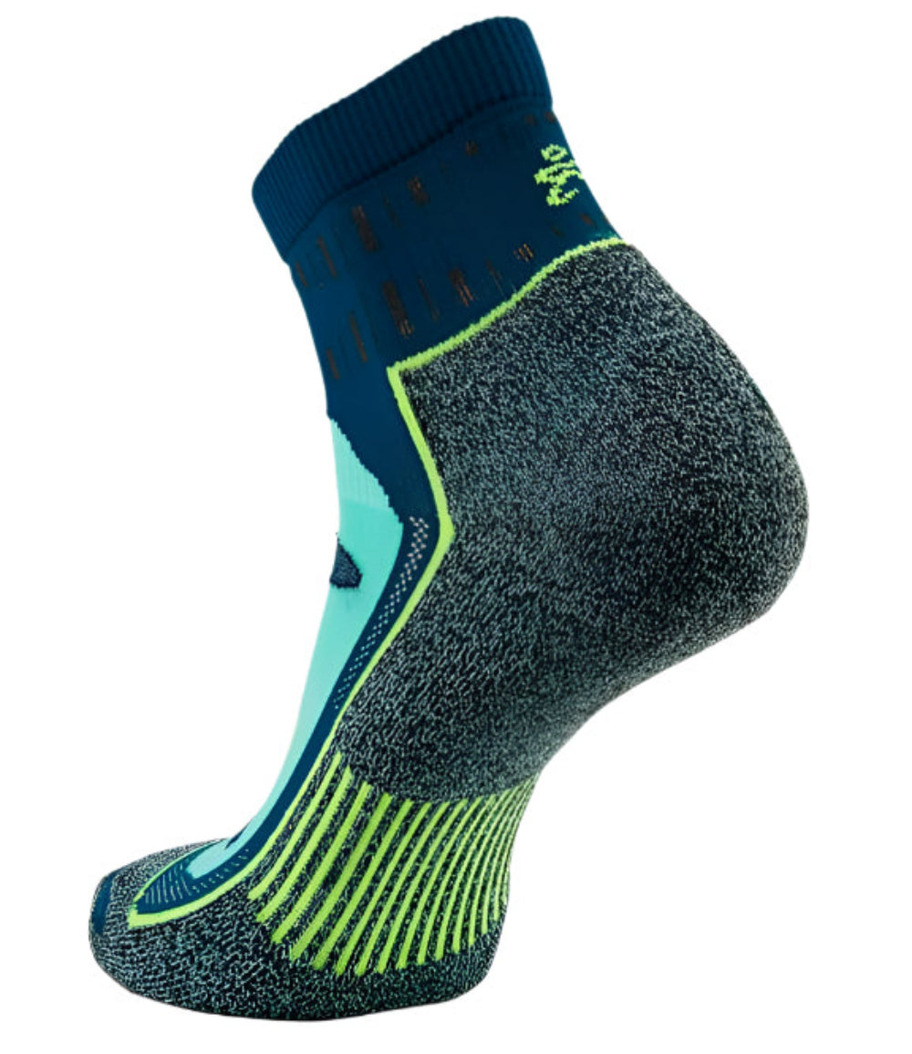 Balega Blister Resist Quarter Performance Athletic Running Socks Unisex, Deep Teal