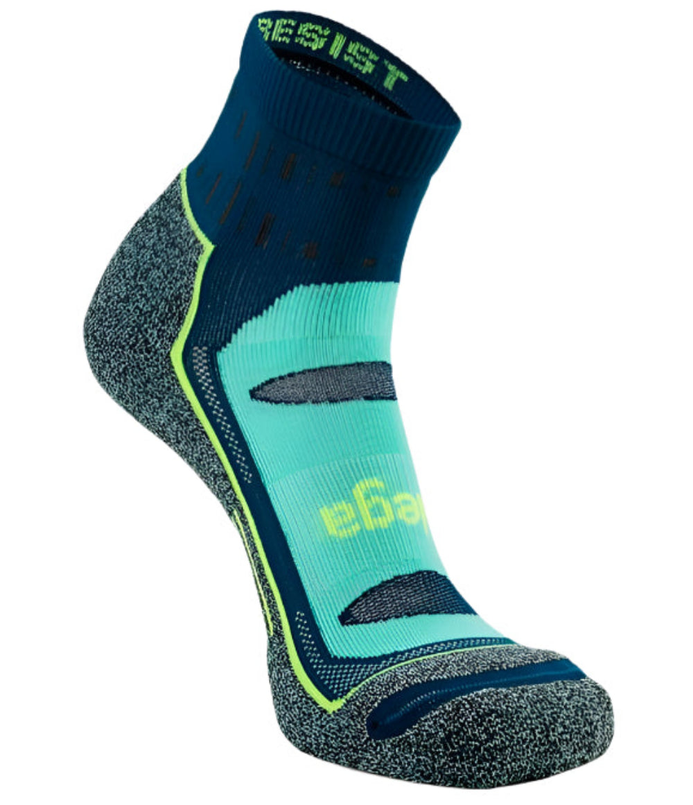 Balega Blister Resist Quarter Performance Athletic Running Socks Unisex, Deep Teal