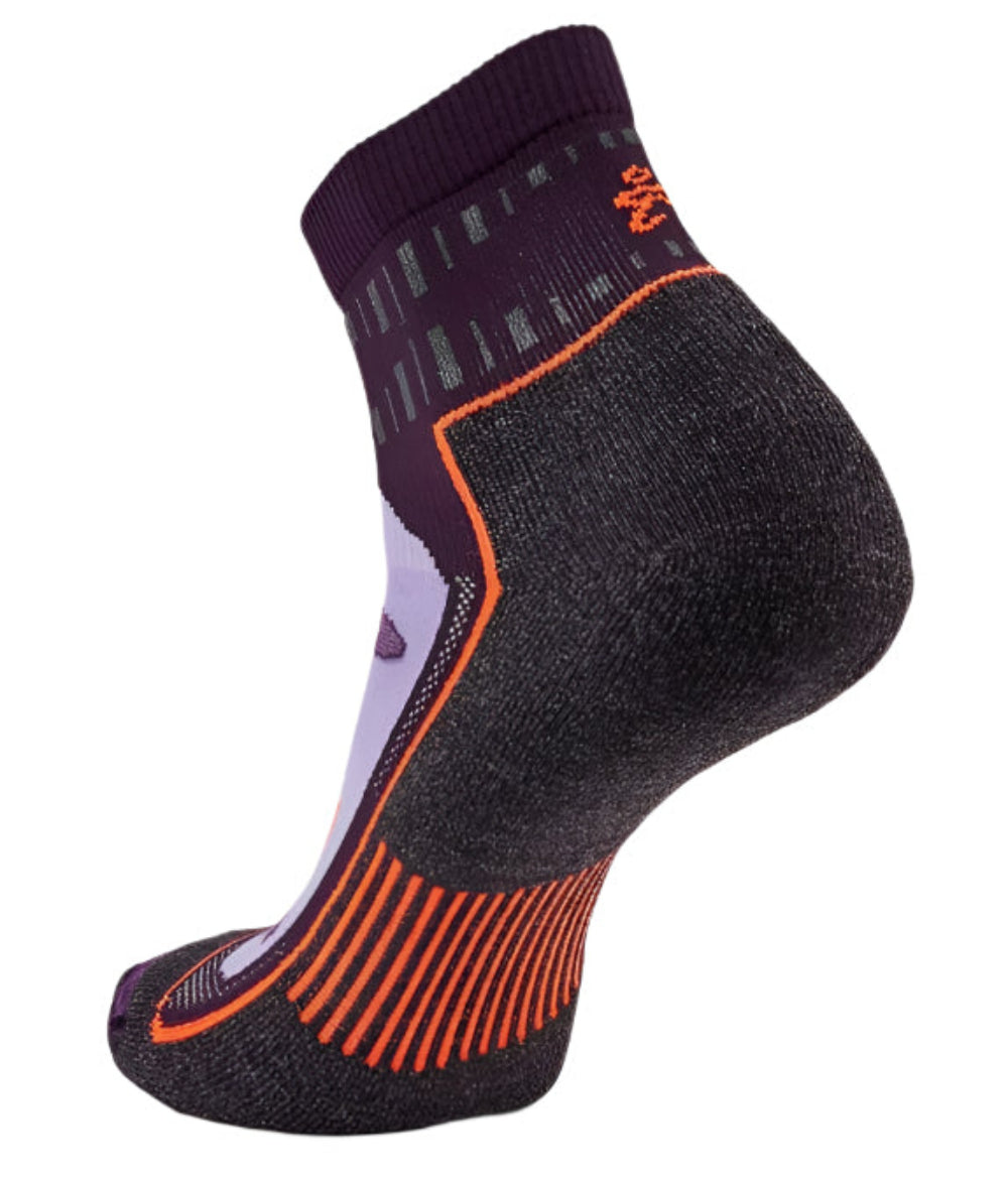 Balega Blister Resist Quarter Performance Athletic Running Socks Unisex, Midnight Plum