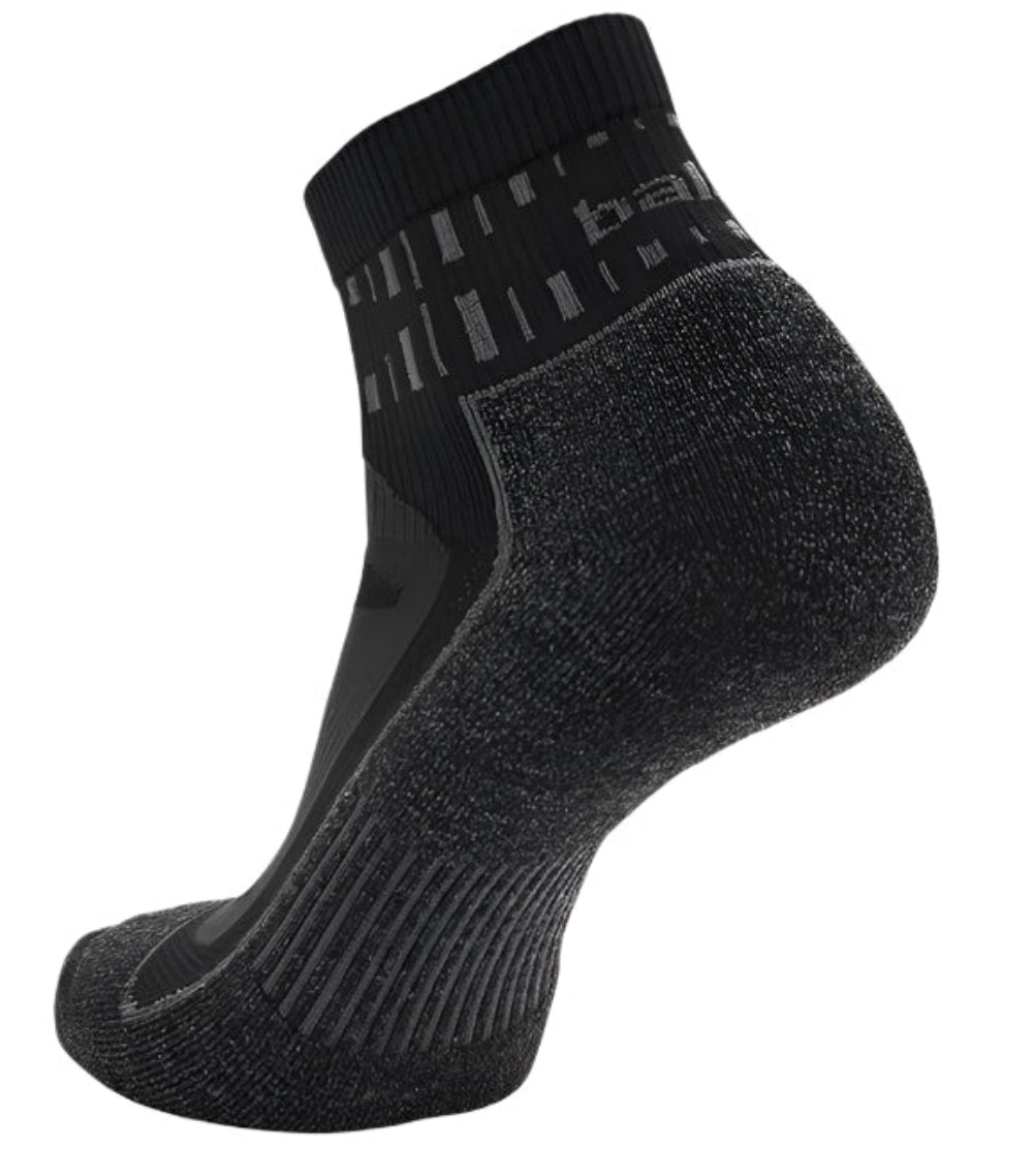Balega Blister Resist Quarter Performance Quarter Athletic Running Socks Unisex, Black