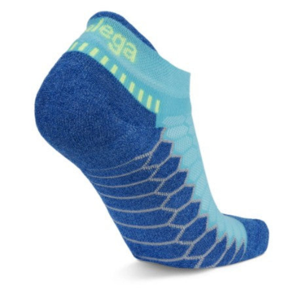 Balega Silver No Show Compression Fit Performance Athletic Running Socks Unisex, Cobalt