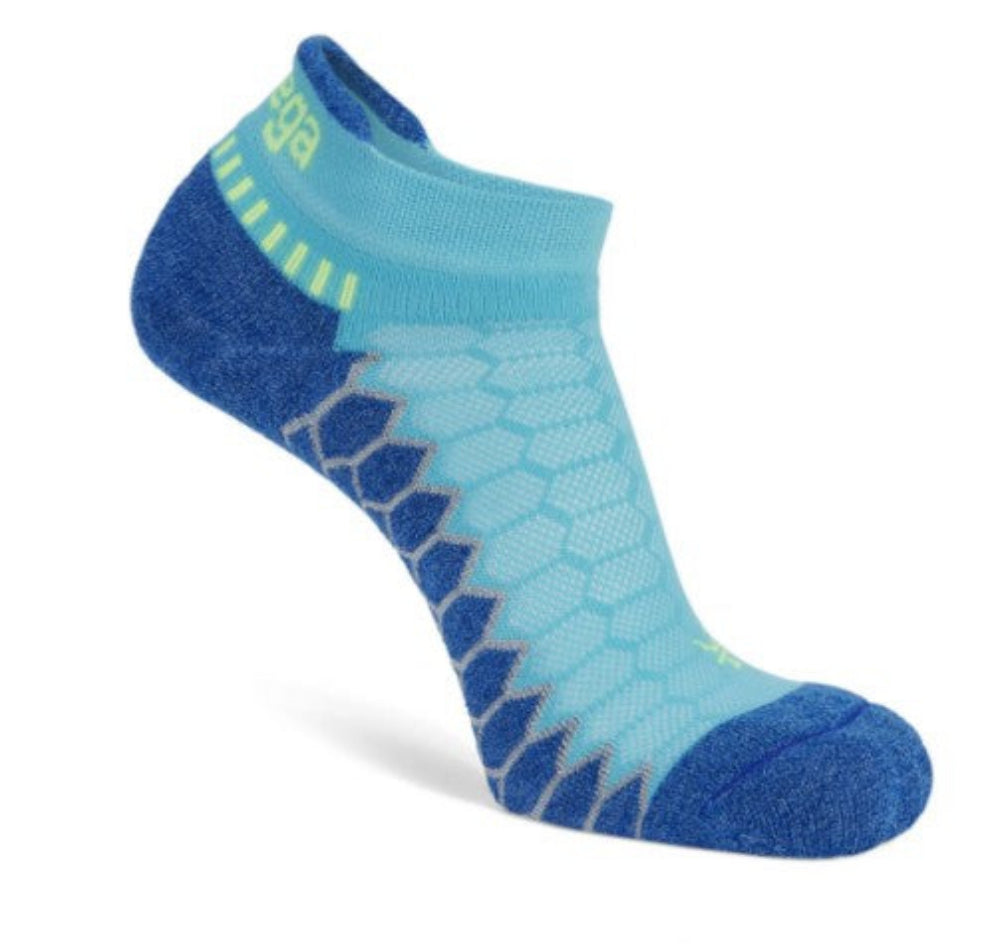 Balega Silver No Show Compression Fit Performance Athletic Running Socks Unisex, Cobalt