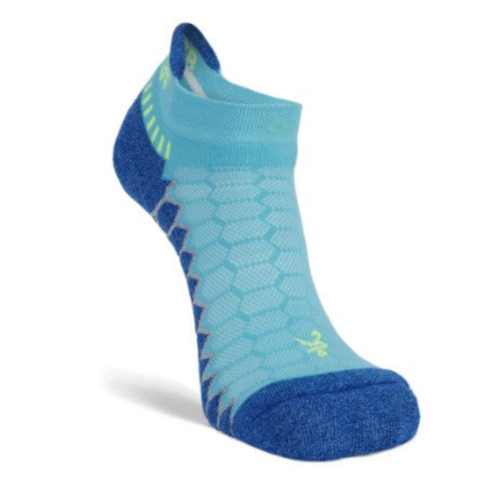 Balega Silver No Show Compression Fit Performance Athletic Running Socks Unisex, Cobalt