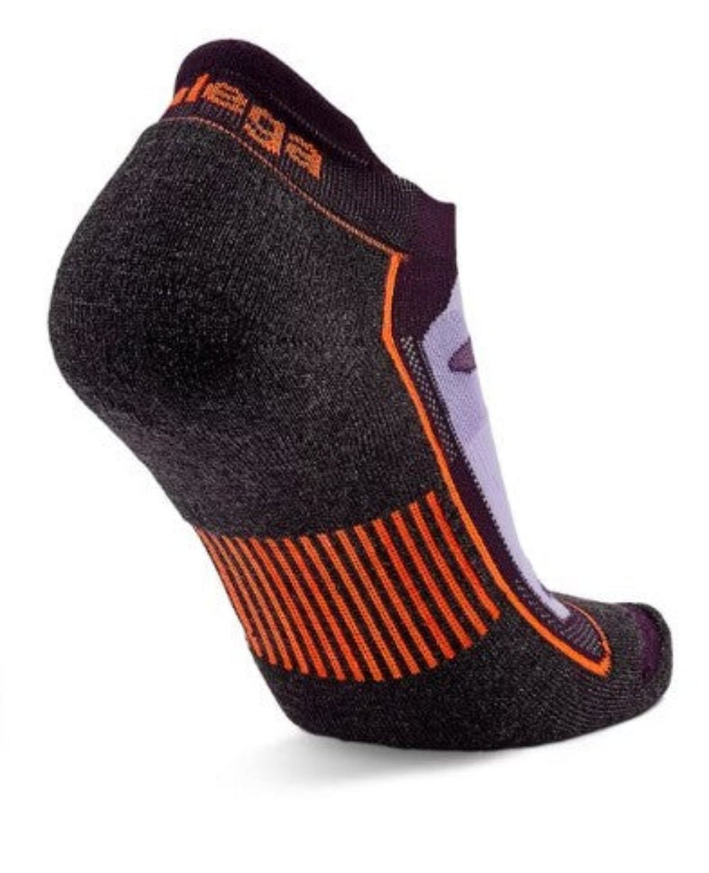 Balega Blister Resist No Show Performance Athletic Running Socks Unisex, Midnight Plum