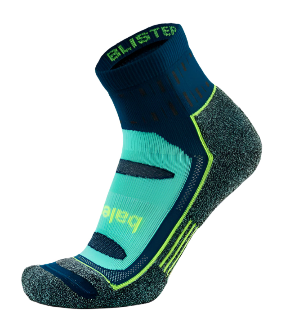 Balega Blister Resist Quarter Performance Athletic Running Socks Unisex, Deep Teal