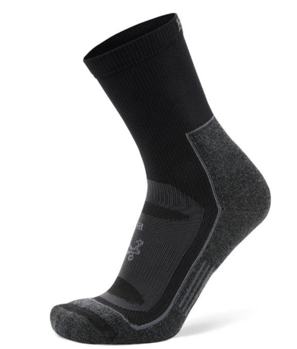 Balega Blister Resist Crew Performance Athletic Running Socks Unisex, Black