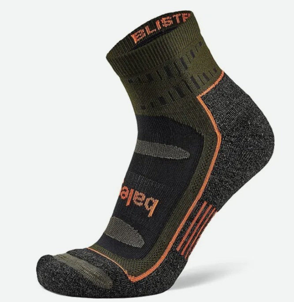 Balega Blister Resist Quarter Performance Athletic Running Socks Unisex, Green Pepper