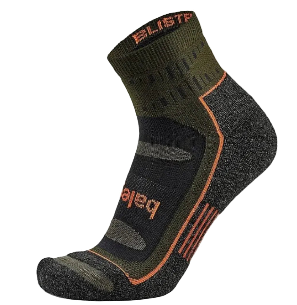 Balega Blister Resist Quarter Performance Athletic Running Socks Unisex, Green Pepper - Ndoros