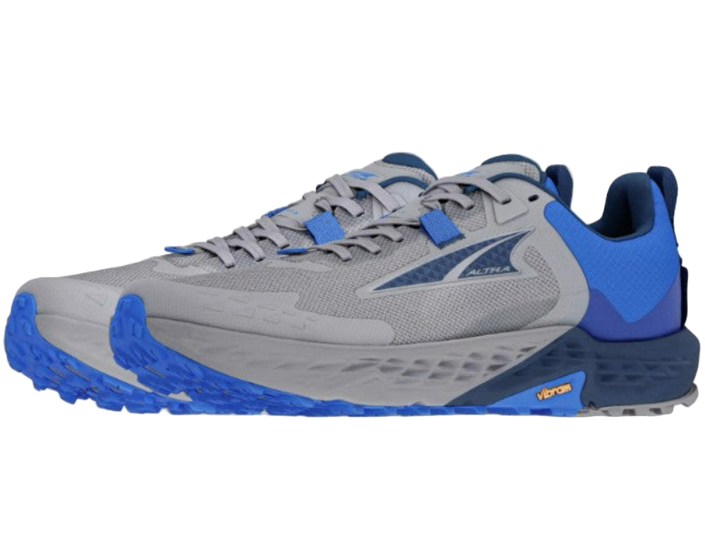 Altra Timp 5 Trail Running shoes For Men, Gray/Blue - Ndoros