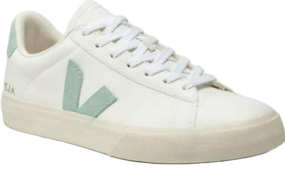 Veja Men's Campo Leather Shoe, Matcha - Ndoros