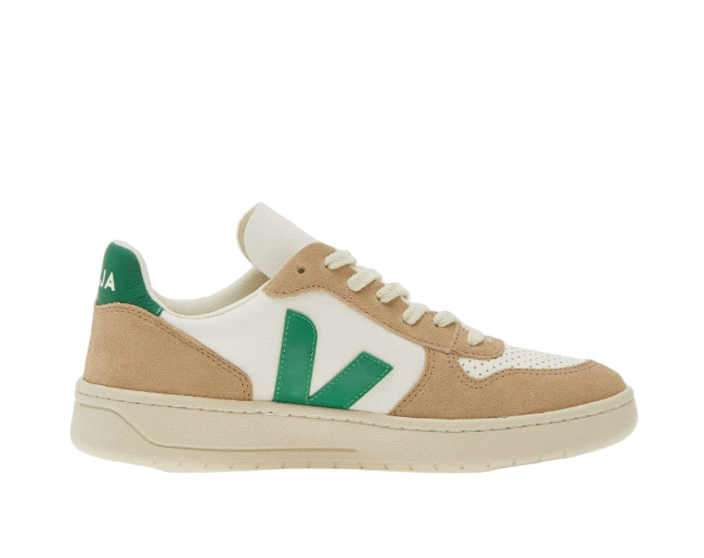 Veja Men V-12 White/Emeraude/Sahara Sneakers