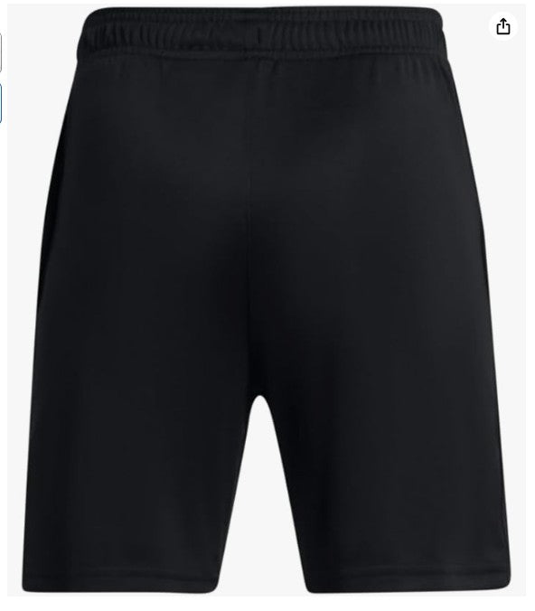 Under Armour Tech Logo Shorts Youth Black / Mod Gray
