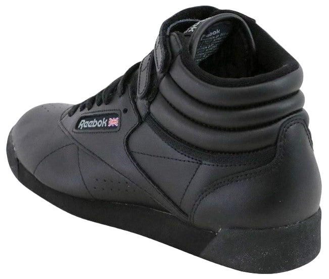 Reebok Classics Tennis Freestyle Hi High Top Sneakers, Black - Ndoros