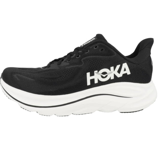 Hoka Clifton 10 cushioned Runing Shoe For Men Black/White
