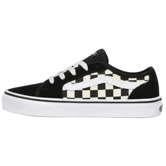 Vans Women's Filmore Decon Sneaker Black/White (Checkerboard) - Ndoros